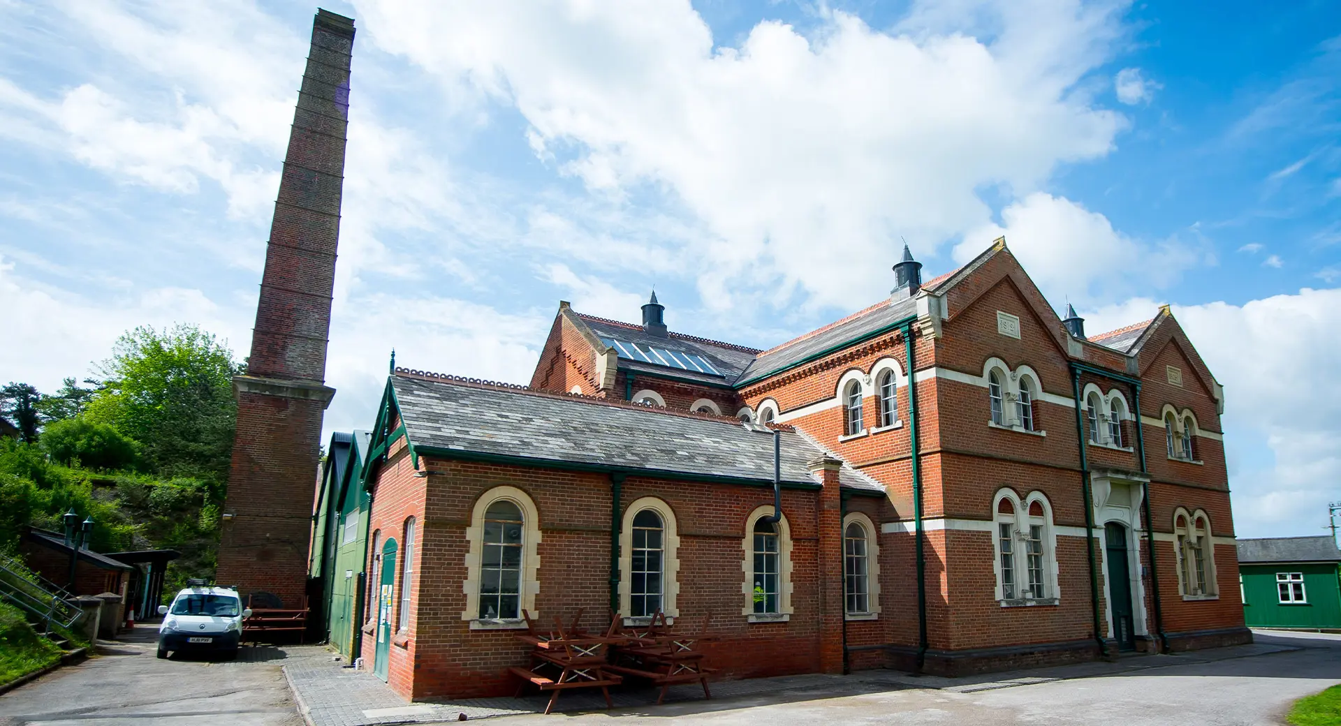 Twyford Waterworks on a sunny day